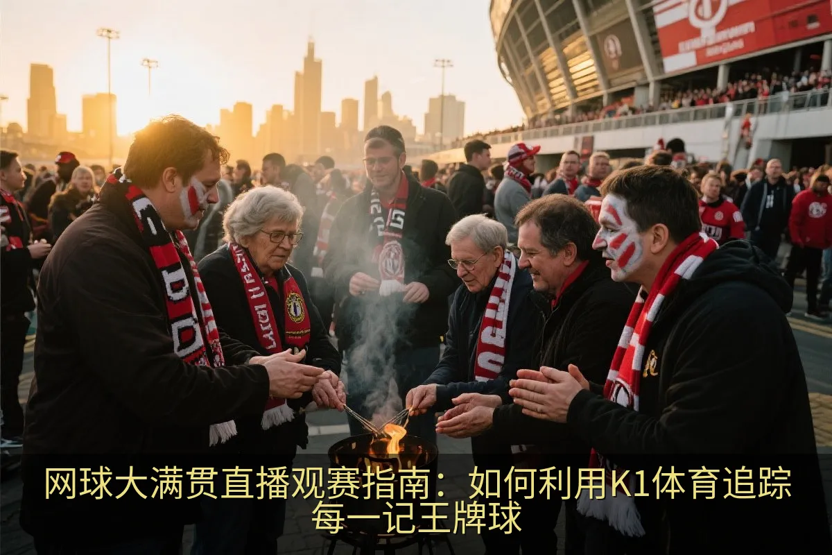 智能手机上显示的网球赛事分析界面与统计图表